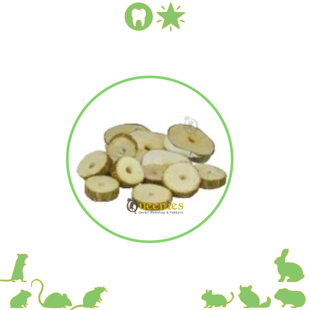 Houten schijven 10 stuks - knutsel goed voor Knaagdieren