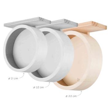 Houten loopwiel hamster stevig bevestigd met magneten