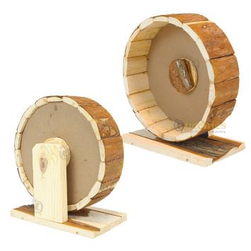 Houten renrad met gesloten loopvlak