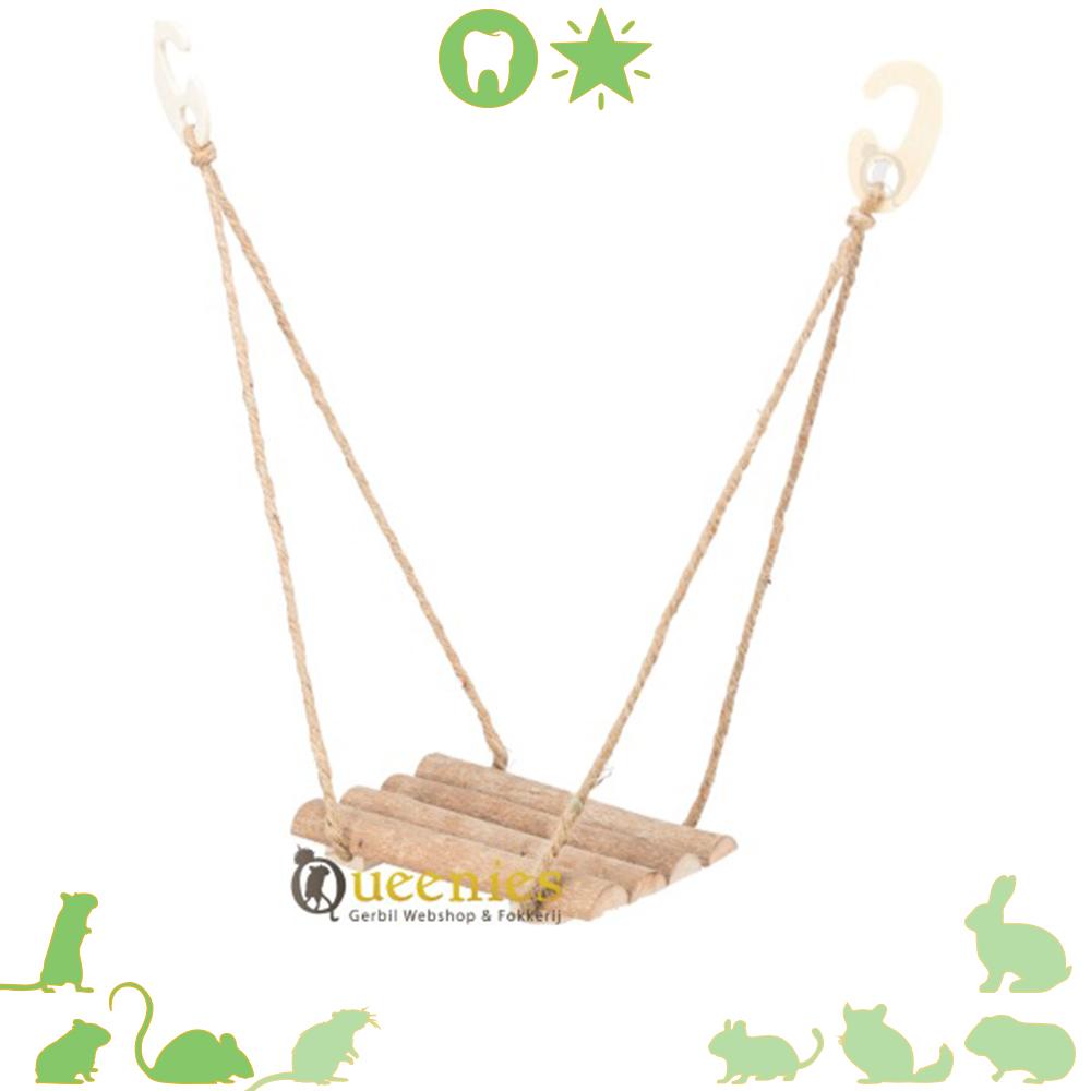 Houten schommel voor Knaagdieren