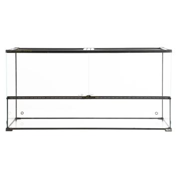 Land-water terrarium met geharde achterwand