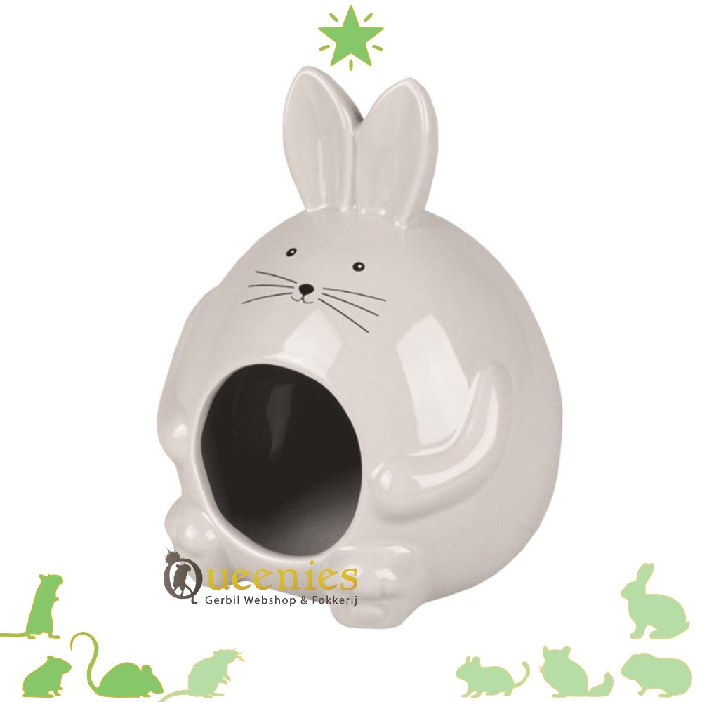 Huisje Flamingo Keramisch voor Knaagdieren