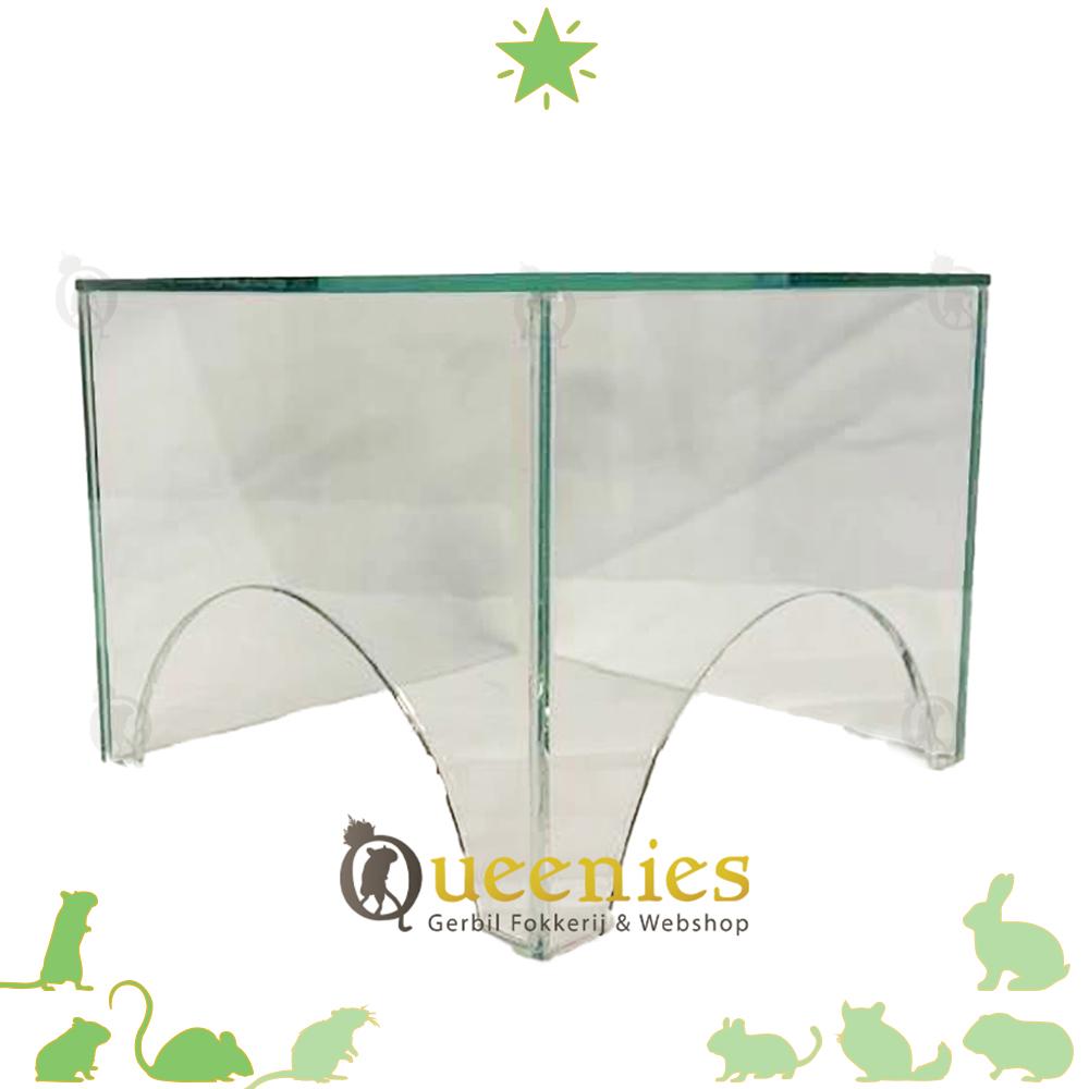 Queenies Glazenhuis met 2 openingen