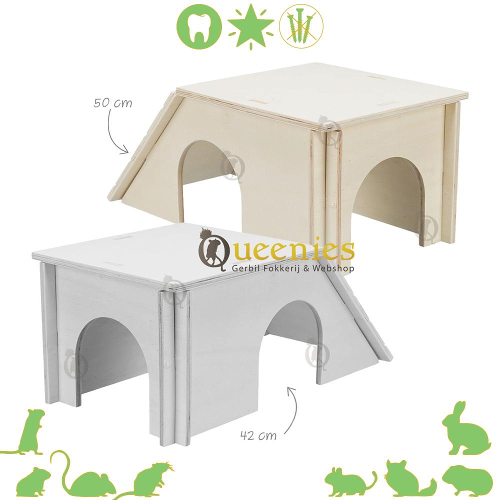 Spijkervrij Knaagdier Huis voor Konijnen en Cavia