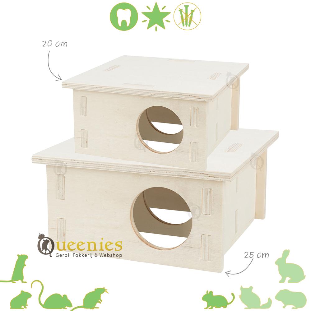 Knaagdierenhuis zonder spijkers of lijm