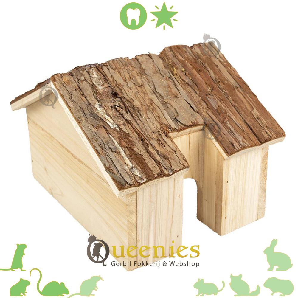 Goudhamster Villa met schuine daken