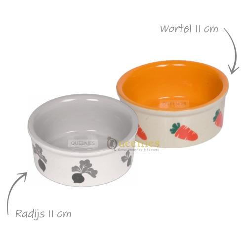 Ronde wortel voerbak voor Goudhamster