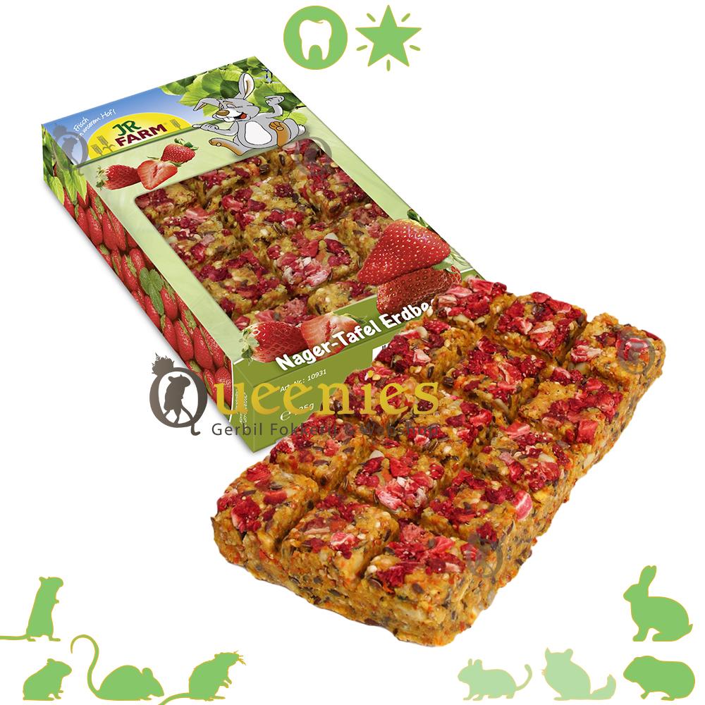 Aardbei snackblok voor knaagdieren