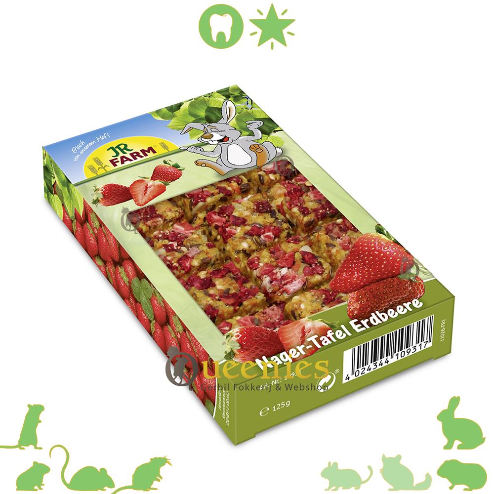 Gedroogde Aardbei snackblok voor Gerbils