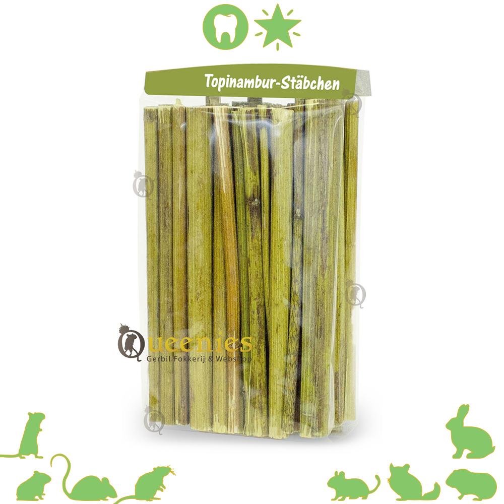 Topinamboer Knabbel en eetstokjes