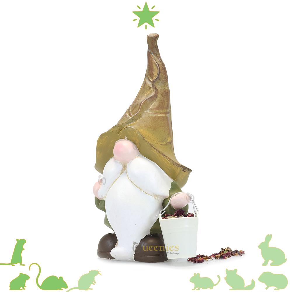 Kabouter 24 cm - Bos thema hamsterscape met Kabouter als blikvanger