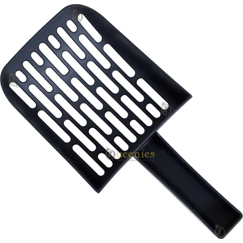 Zwarte Kattenbak Schep