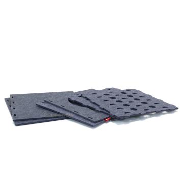 Vilten panelen voor montage kattenkubus