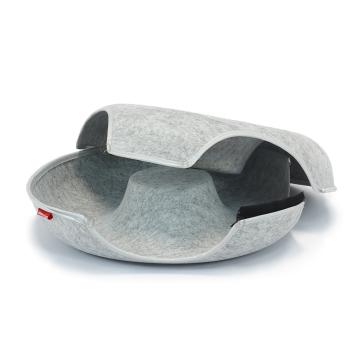 Extra ruime donut kattenmand voor grote kattenrassen of meerdere katten