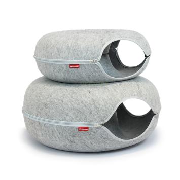 Mand voor katten met twee openingen