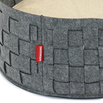 Kattenmand rond met uitneembaar kussen bovenaanzicht