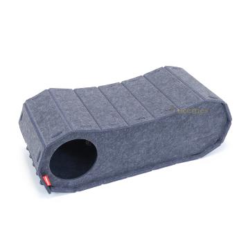 Kattenmanden van vilt. Biobedding assortiment