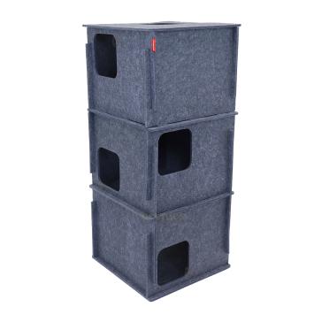 Kattentoren XL 45x45x100 - krabpaal en kattenmand in één