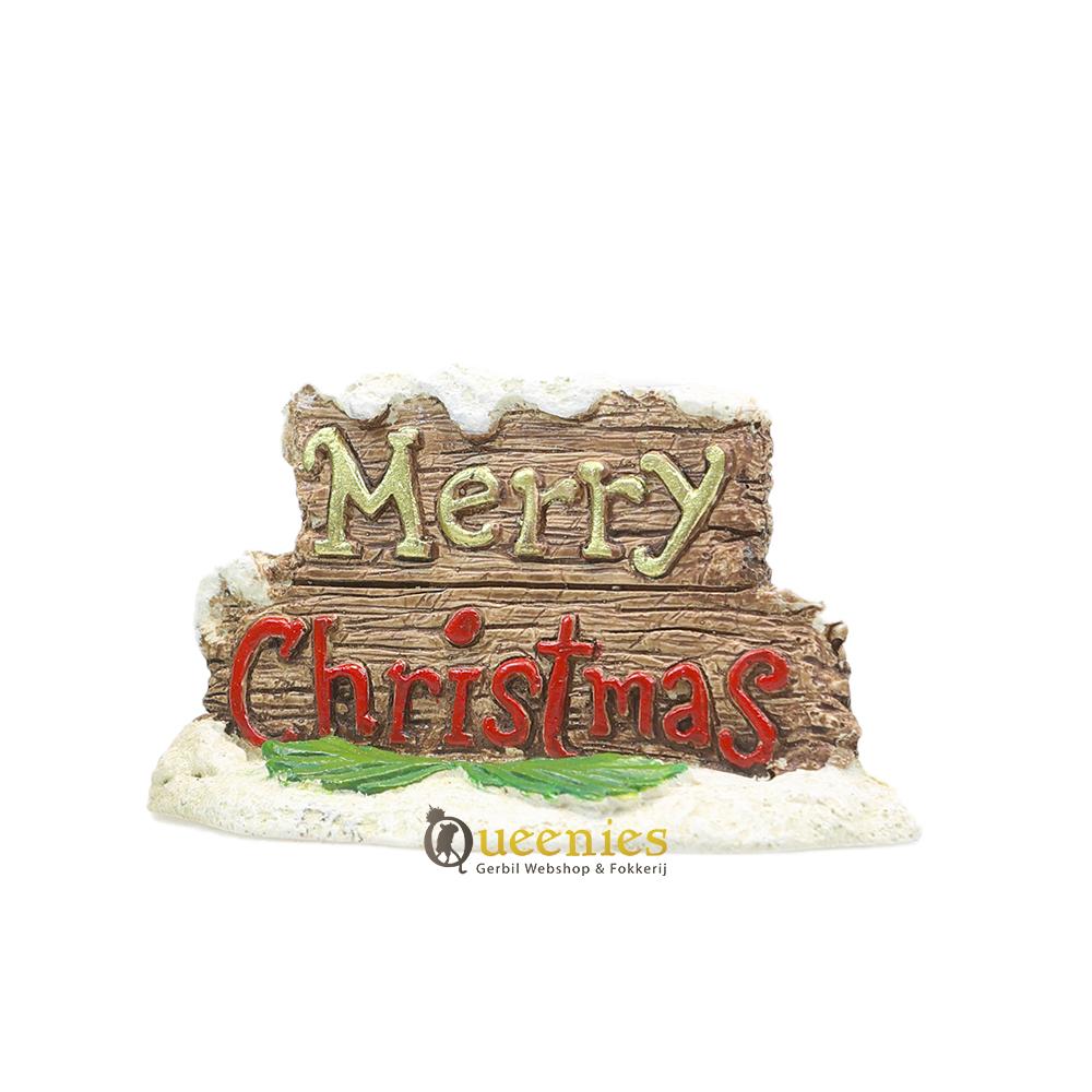 Merry Christmas Bord voor Knaagdieren Terrarium