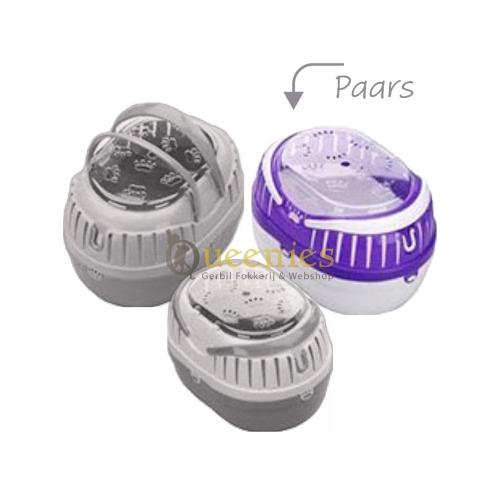 Transportbox paars voor dwerghamster