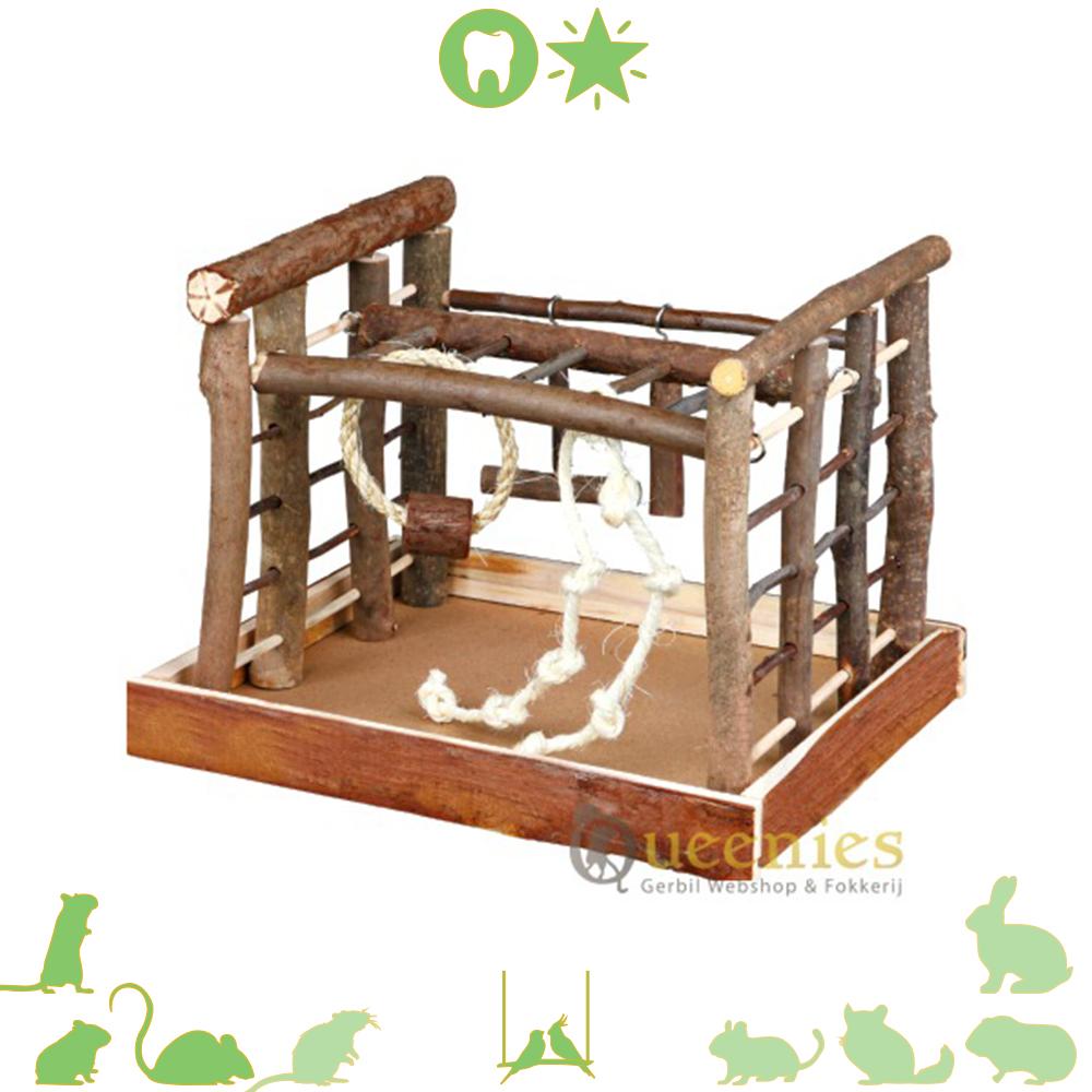 Klimspeelplaats voor Gerbils en Vogels