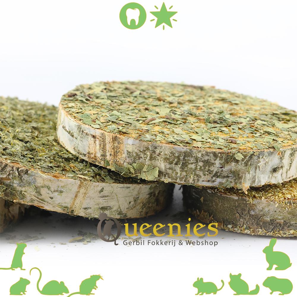 Berkenschijven met kruiden