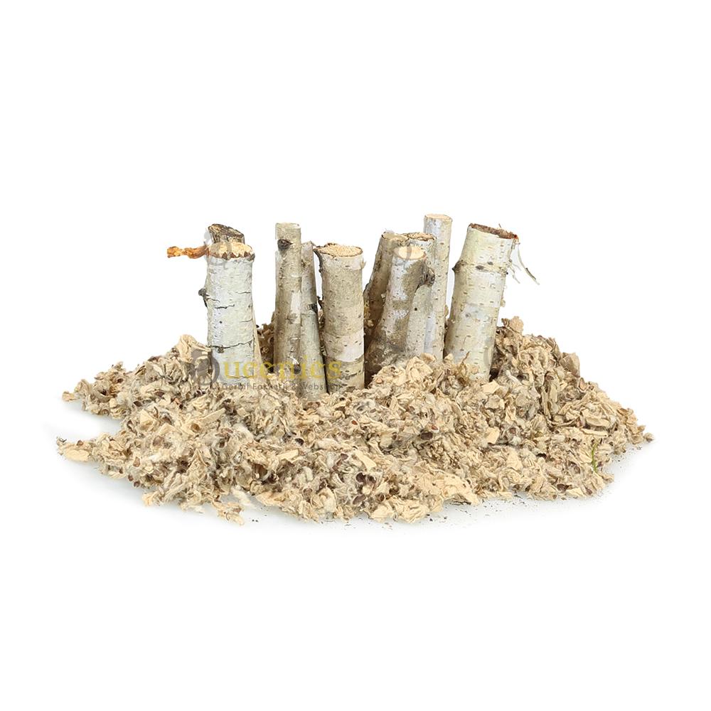 Knutselen met Berkenhout voor knaagdieren