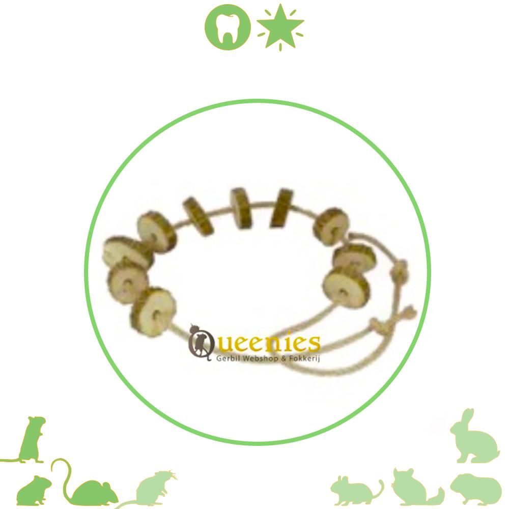 Knabbeltouw met Plankjes voor Knaagdieren