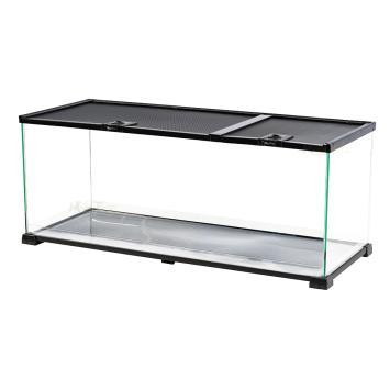 Knock down terrarium met ventilatie deksel en uitneembare bodem