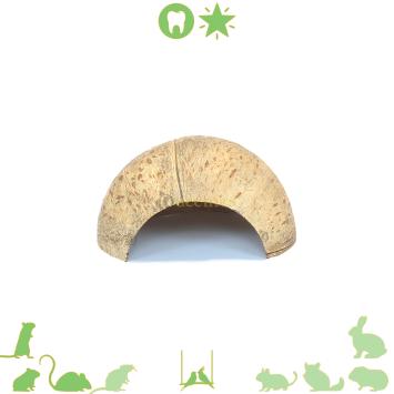 Kokosnoot schuilplek voor hamsters en Gerbils