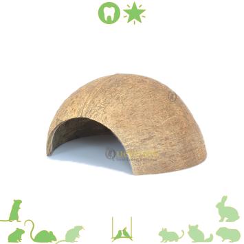 Kokosnoot terrarium accessoires voor knaagdieren en reptielen