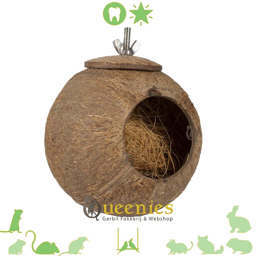 Kokosnoothuis voor Knaagdieren