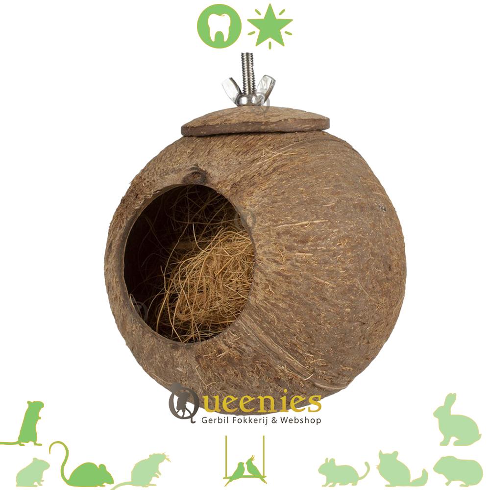 Kokosnoot Jungle huis met bevestiging