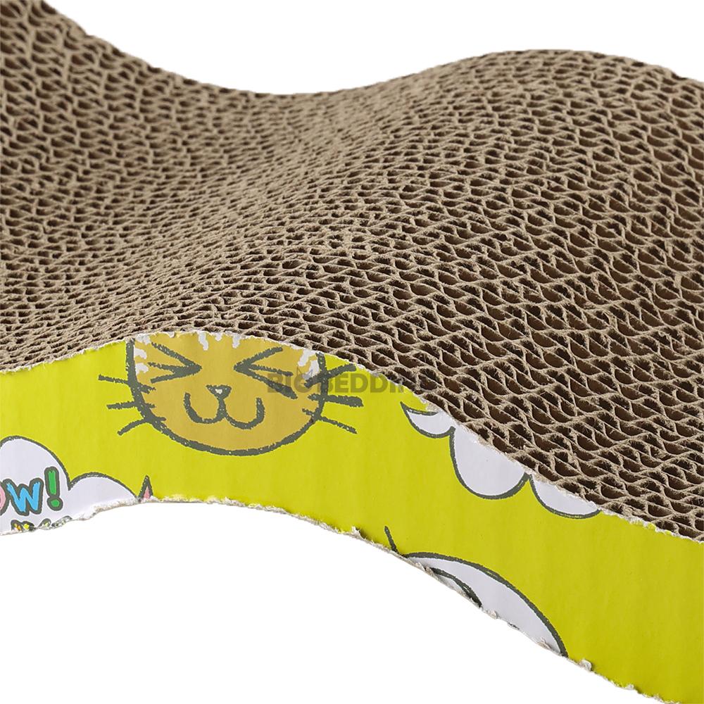 Golfvormige krabplank kat van karton