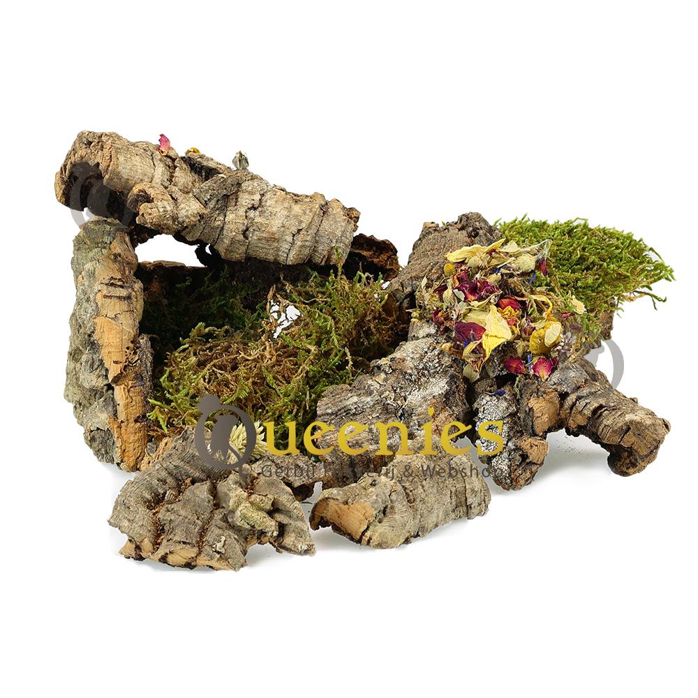 Decoratie kurkstukken voor bloemen en knaagdieren