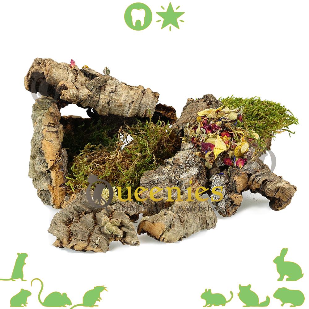 Kurk en mos voor gerbils