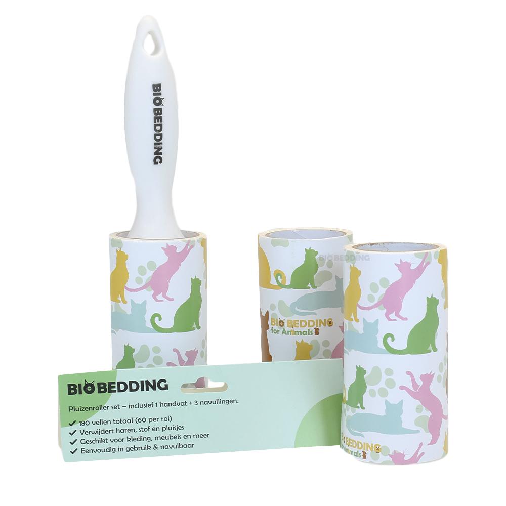 Pluizenborstel met kleeflaag