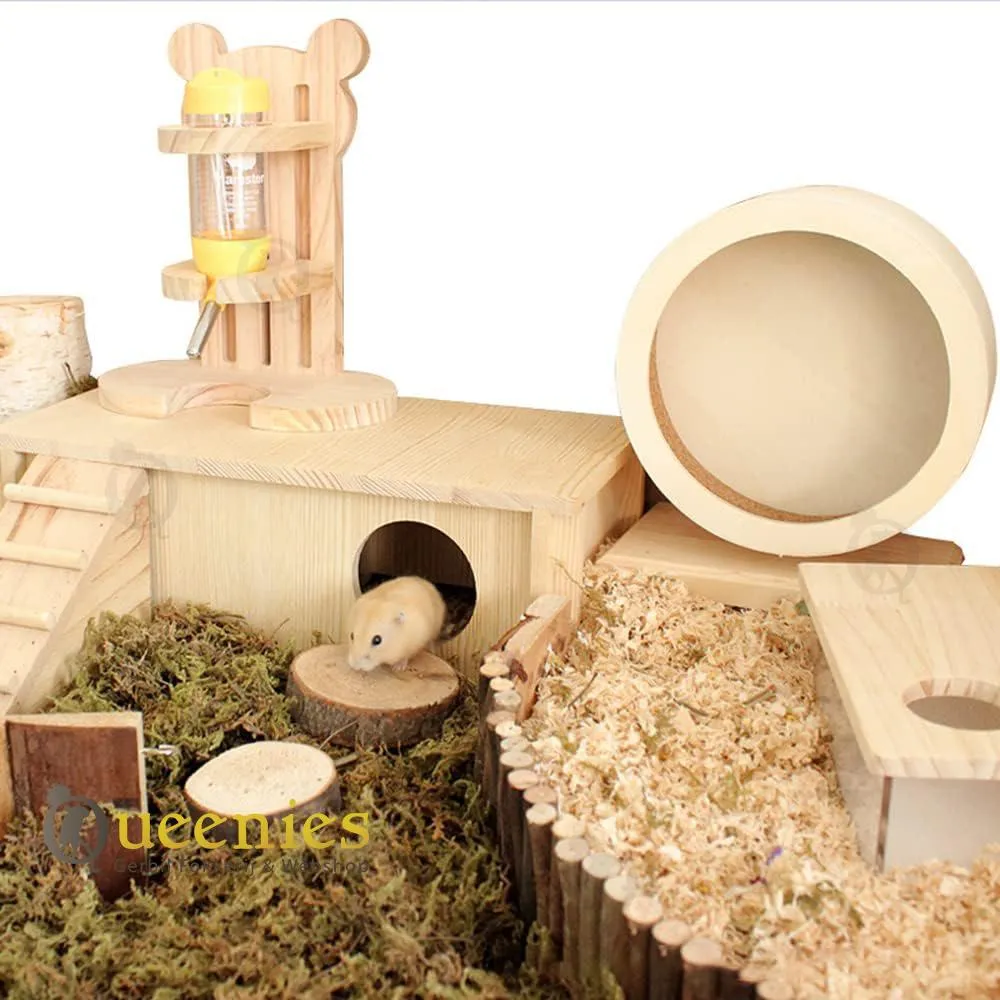 ELIGHTRY DIY Parque para Mascotas Jaula Perros Conejos Hámster Cobaya de Malla M