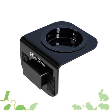 Voerbak voor gekko’s met magneet bevestiging op glas