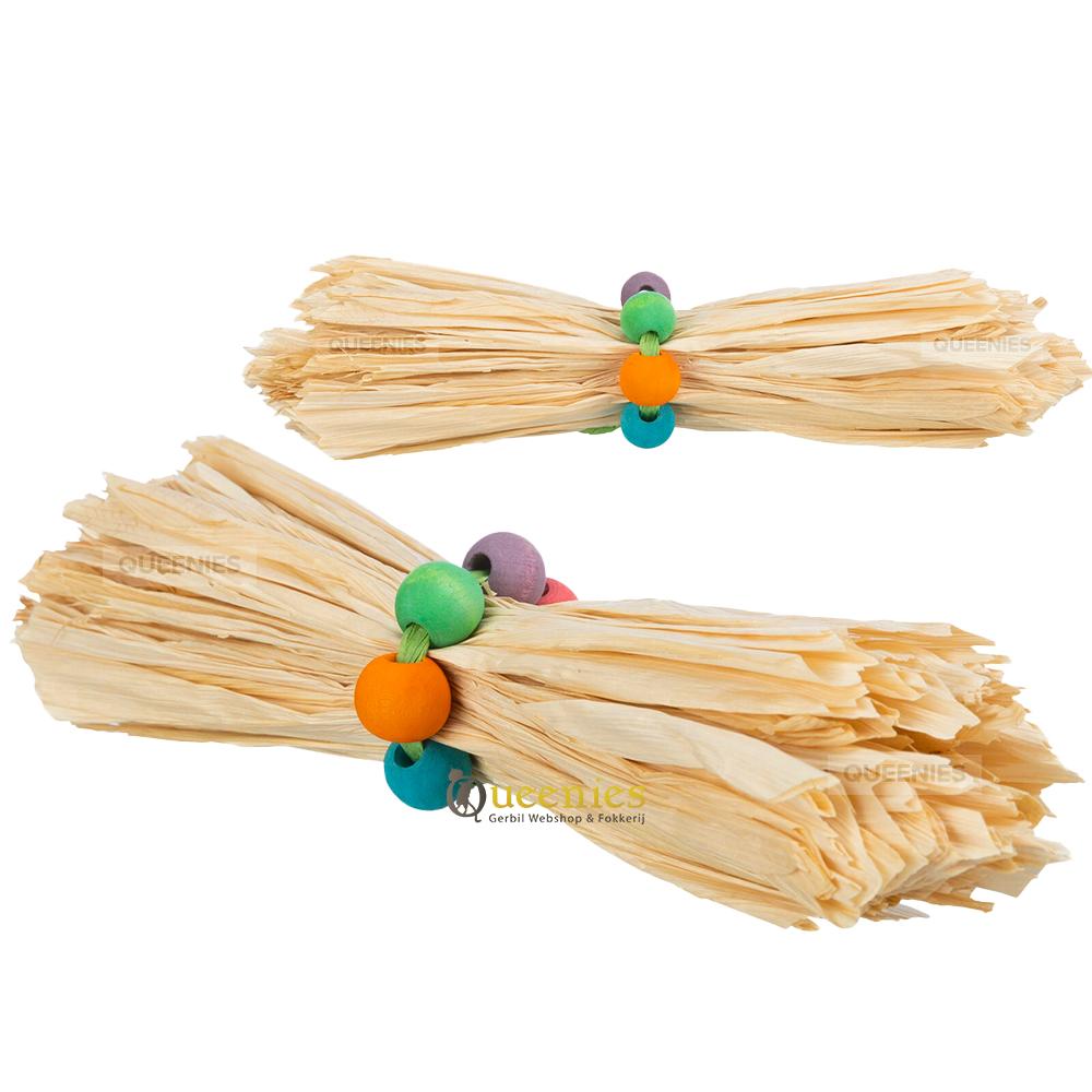 Maïskolfblad speeltje voor cavia's en konijnen