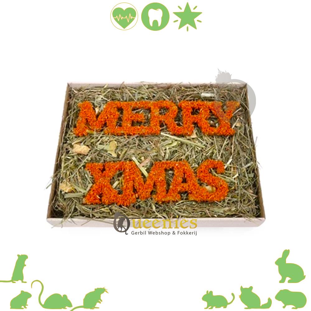 Merry Xmas Foerageer box voor Konijnen en Knaagdieren