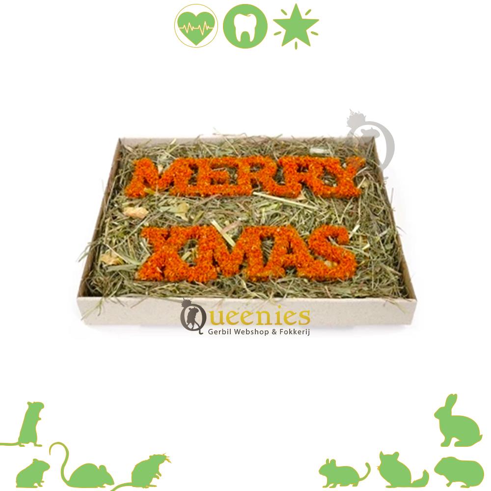 Merry Xmas Foerageer box voor Konijnen en Knaagdieren