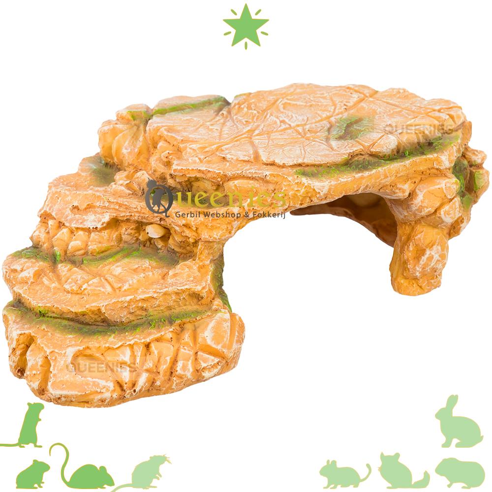 Steppe Rotsplateau met Schuilplaats