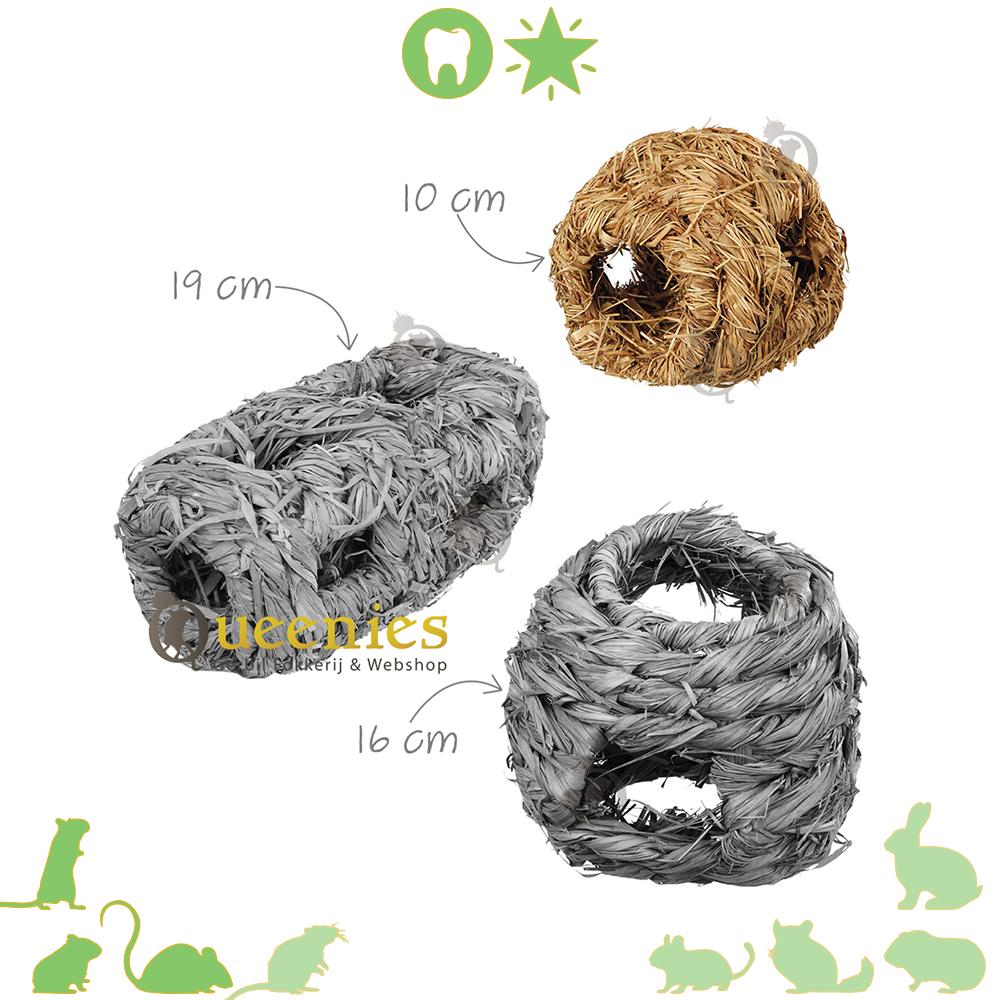 Grasnest 10 cm voor knaagdier
