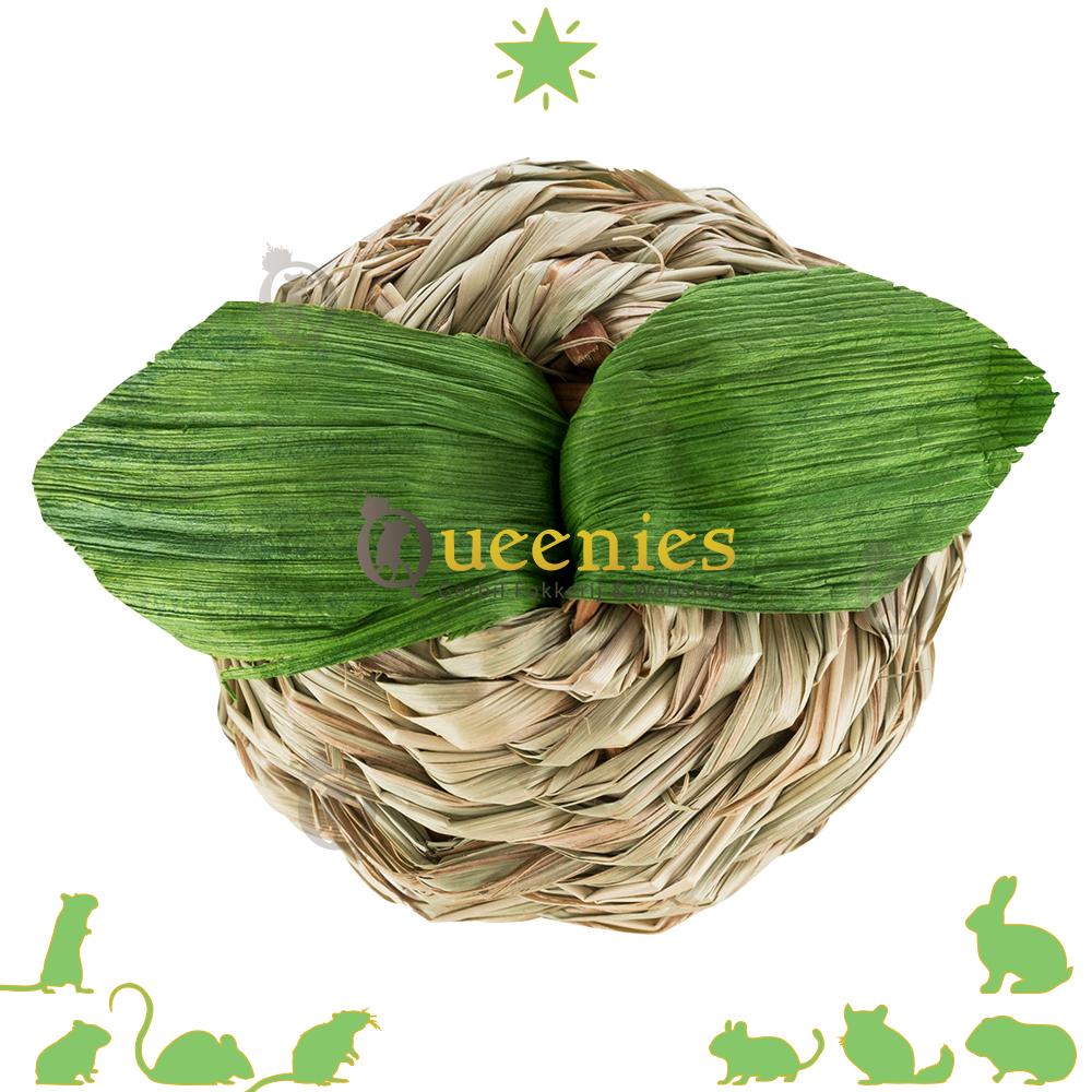 Gras speeltje in Appel vorm