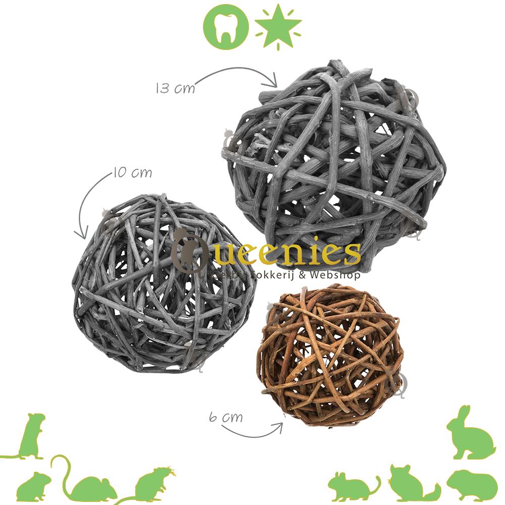 Wilgenbal 6 cm voor gerbils