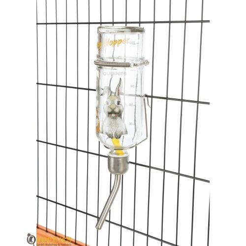 Glazen knaagproef drinkfles voor knaagdieren