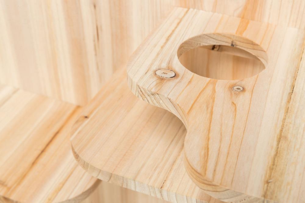 drinkfleshouder voor houten knaagdierenverblijf voor hamster 100x50x50