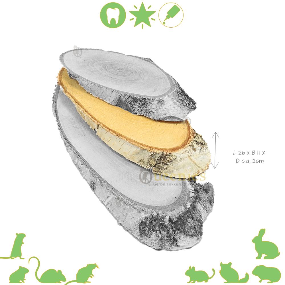 XL berkenschijven voor Hamsterscaping 26 cm lang