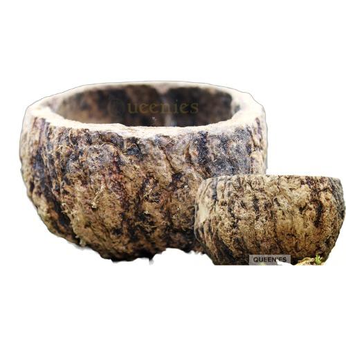 Natuurlijke voerbak hamster bij landscaping